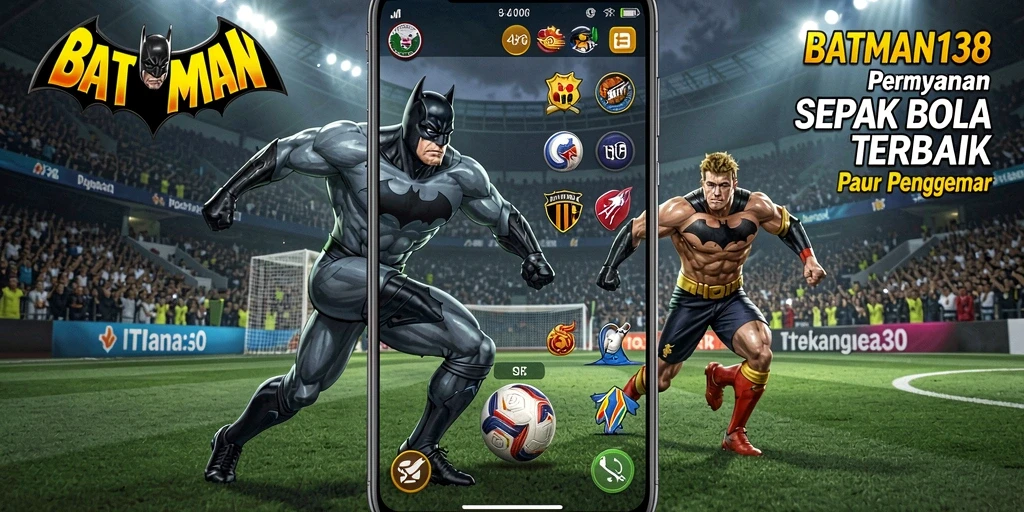 Tampilan gameplay intens di lapangan sepak bola.