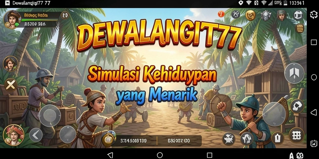 Screenshot DEWALANGIT77 menampilkan pengalaman gameplay simulasi yang mendalam.