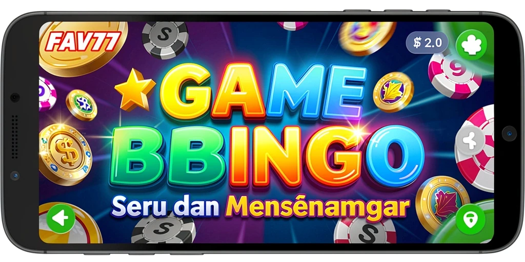 Tampilan gameplay menarik dari permainan Bingo di FAV77.
