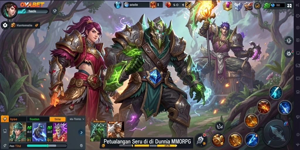 Gameplay menarik dari OVABET dalam dunia MMORPG.