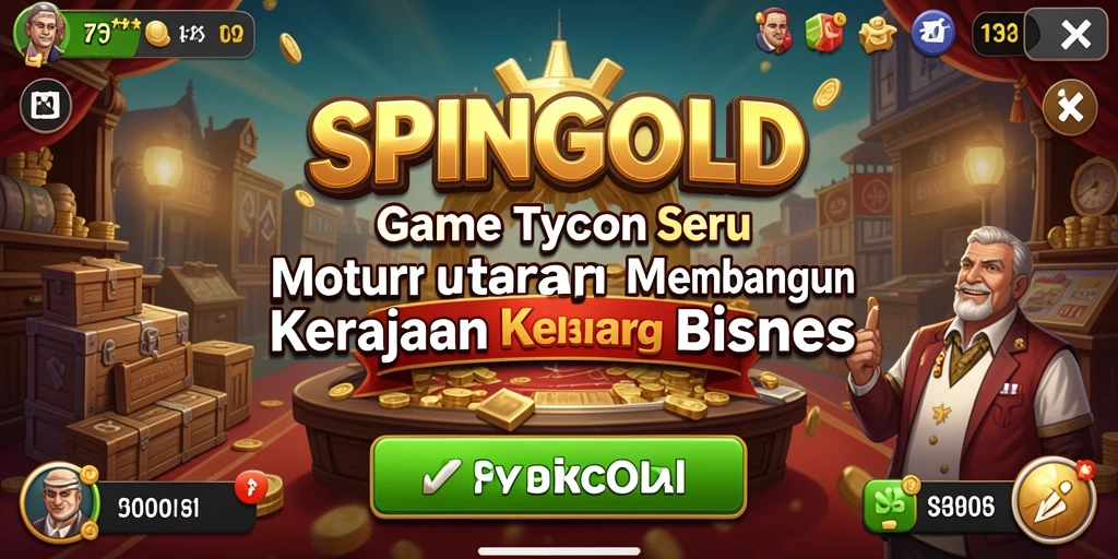 Tampilan gameplay SPINGOLD yang menarik dan interaktif.