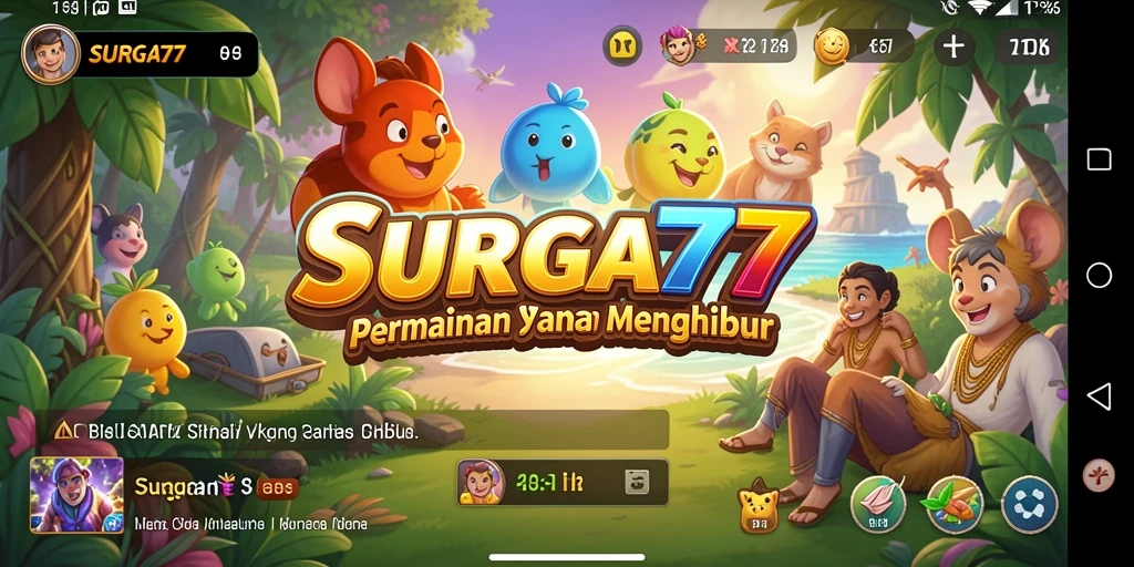 Gameplay menarik dalam SURGA77 yang penuh warna.