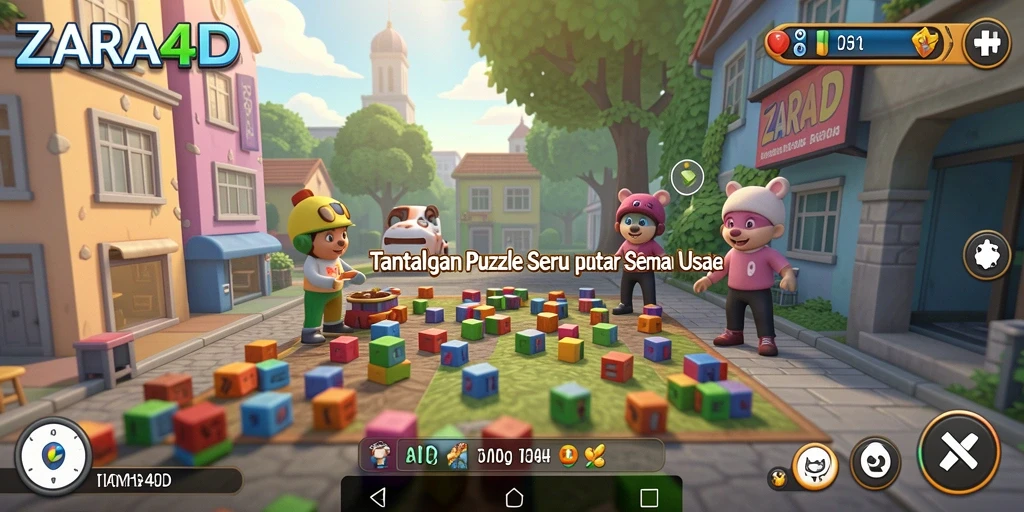 Tampilan gameplay ZARA4D dengan berbagai teka-teki menarik.